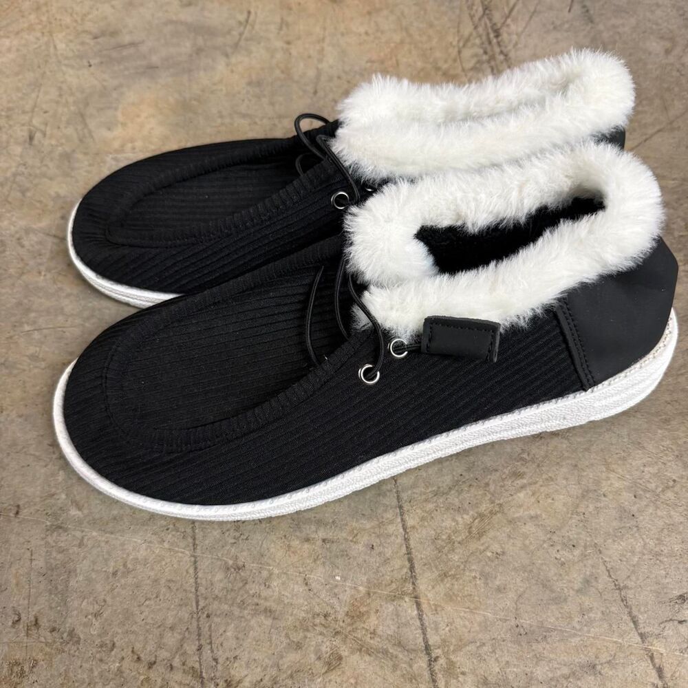 Women's Black Slip On Sneakers - NWOT EU 40 or 9